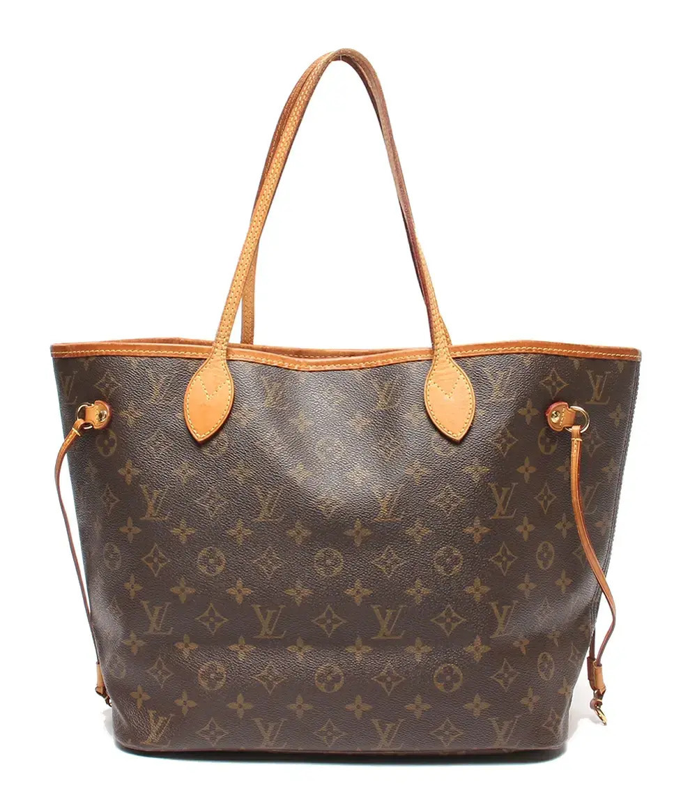 Louis Vuitton Tote Bag Neverfull Monogram Shoulder Bag Canvas Leather Brown